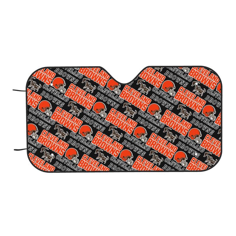 Cleveland Browns Printed suitable for front Car windshield sunshades Car windshield sunshades
