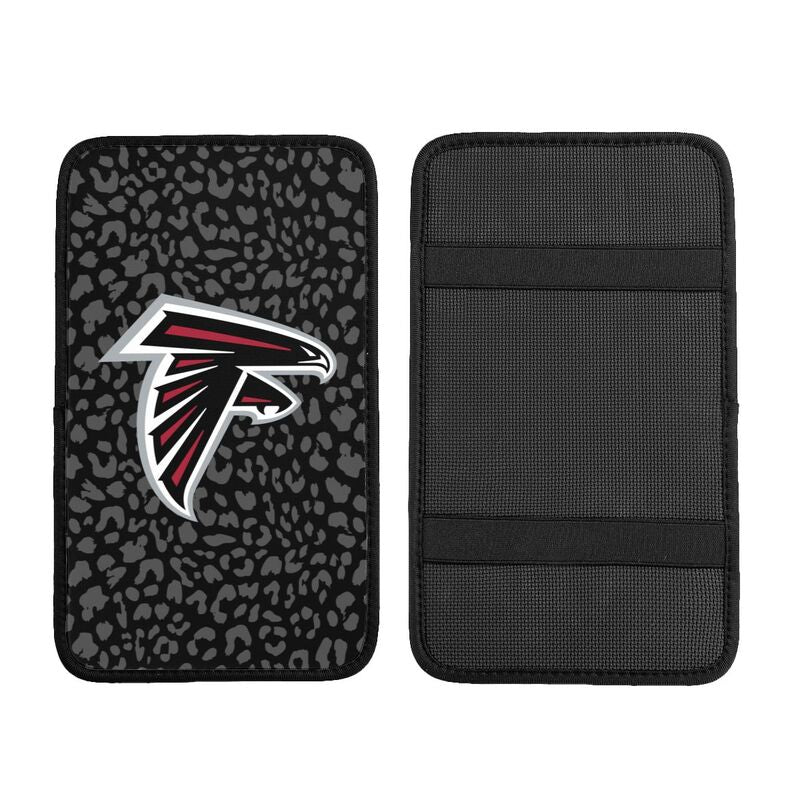 Atlanta Falcons print Car handrail box cushion Personalized car armrest cover