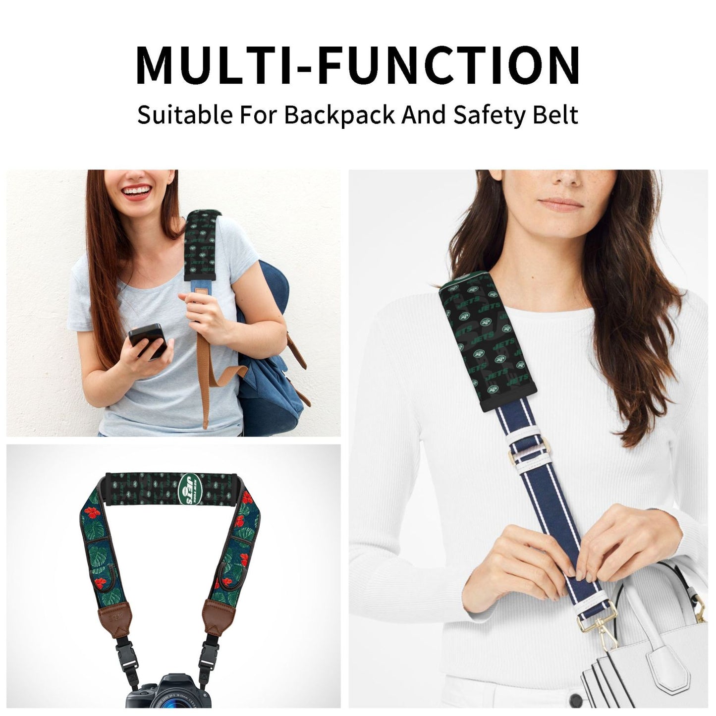 New York Jets personalized seat belt protective cover Car seat belt protective cover