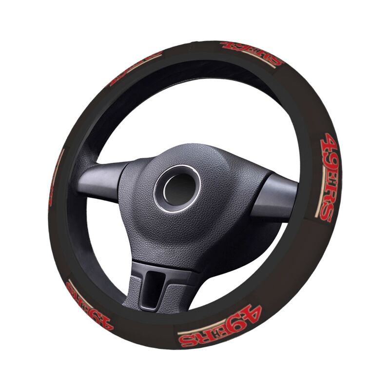 San Francisco 49ers 2 Printed breathable elastic steering wheel anti slip cover