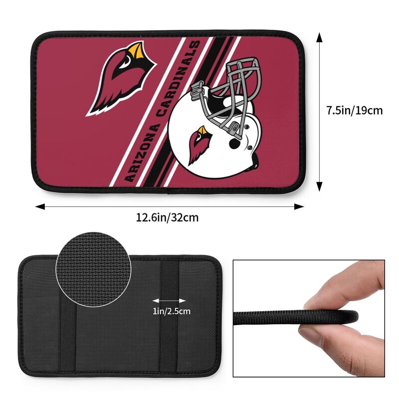Arizona Cardinals Print armrest protective cover car armrest box cushion