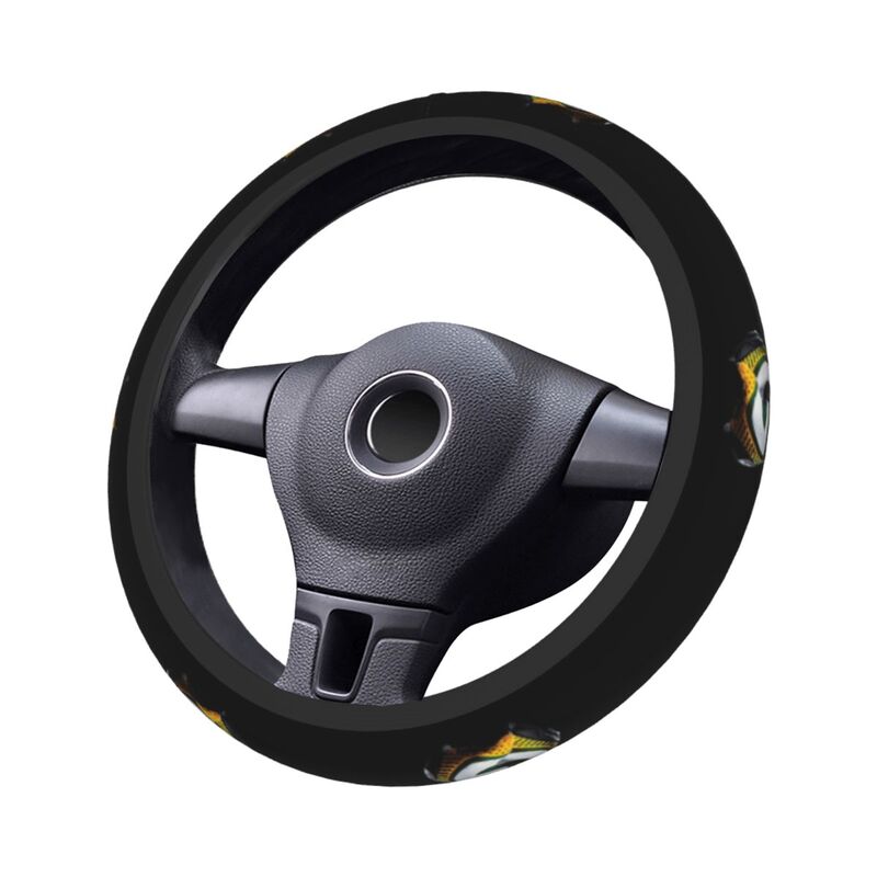 Green Bay Packers Printed elastic steering wheel cover car protective cover