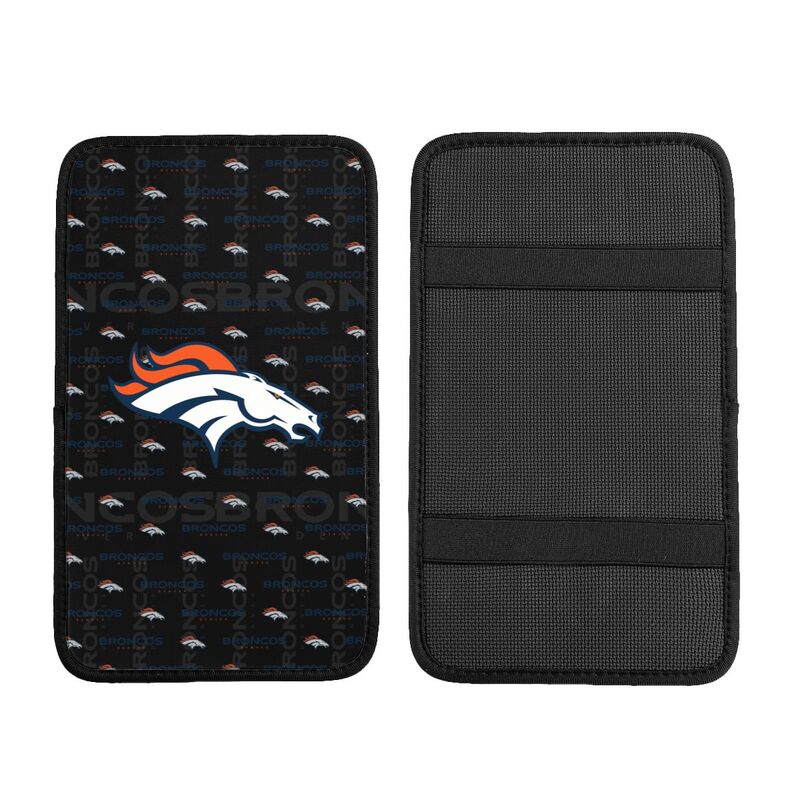 Denver Broncos printed Car handrail cushion Personalized car armrest cover