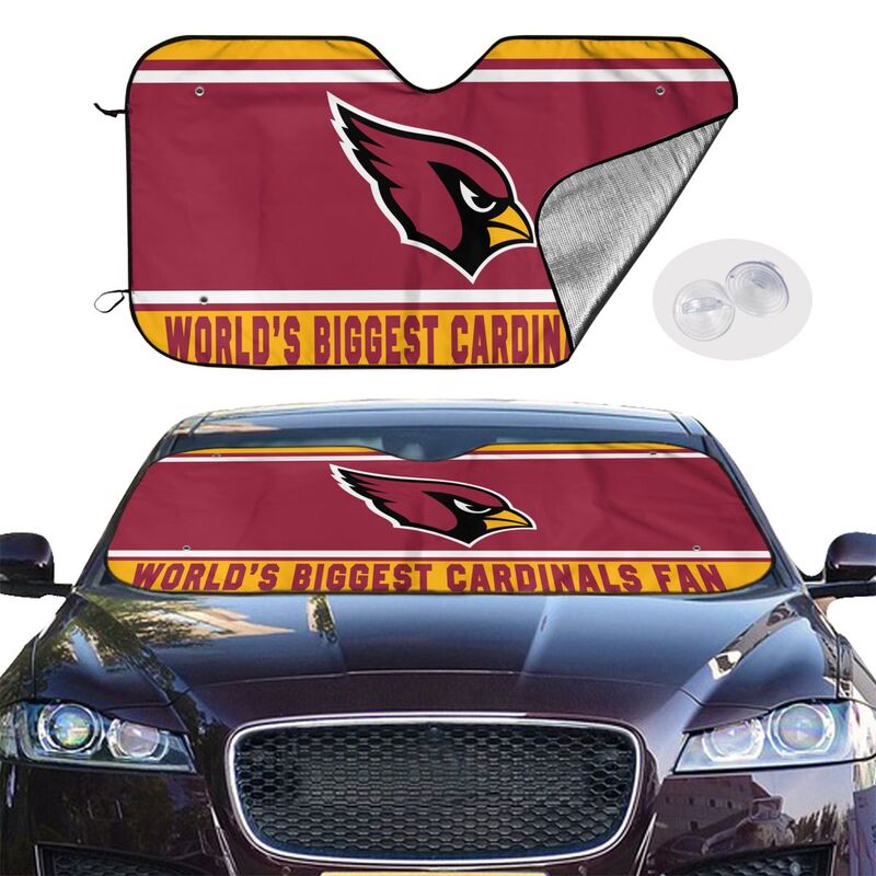 Arizona Cardinals Printing is suitable for car front windshield sunshades Car windshield sunshades
