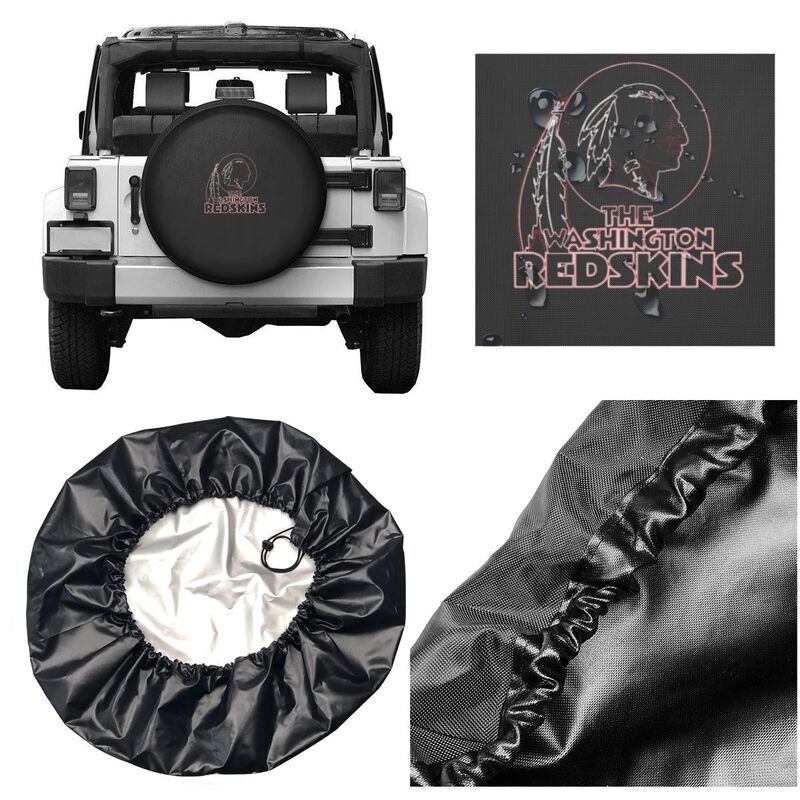 Washington Redskins 2 Printing tire protection cover car sun protection tire protection covers