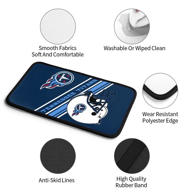 Tennessee Titans Print armrest protective cover car armrest box cushion