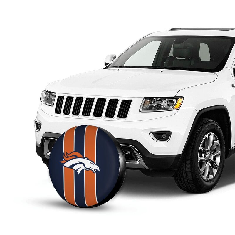 Denver Broncos 2 Tyre protective cover car dustproof sunscreen tyre protective cover