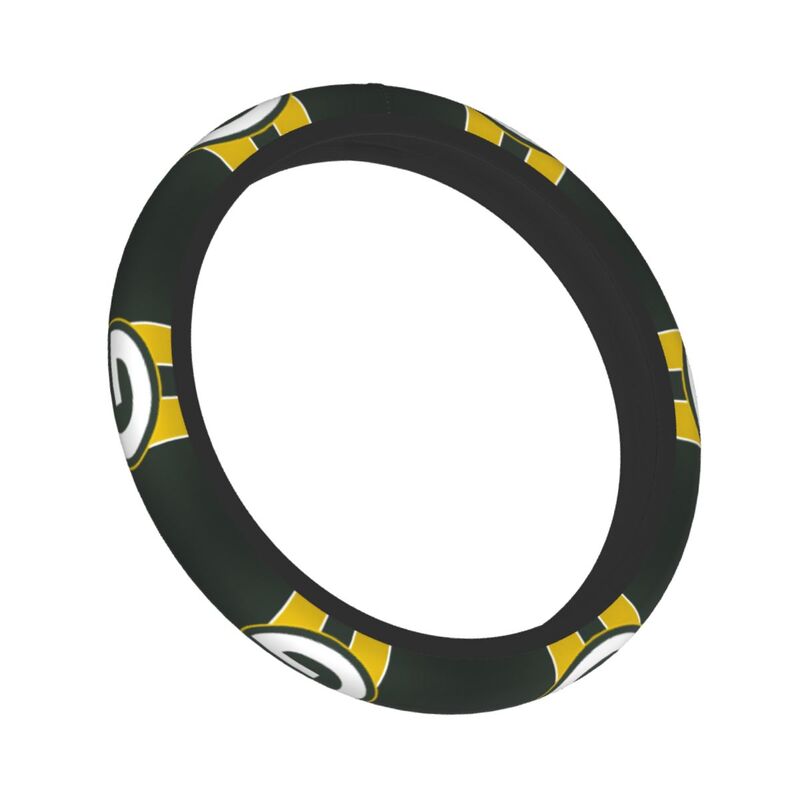 Green Bay Packers 2 Printed breathable elastic steering wheel cover anti slip cover