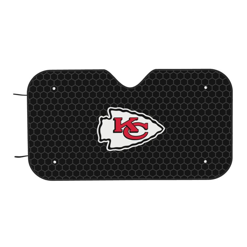 Kansas City Chiefs 2 Printed is suitable front Car windshield sunshades Car windshield sunshades