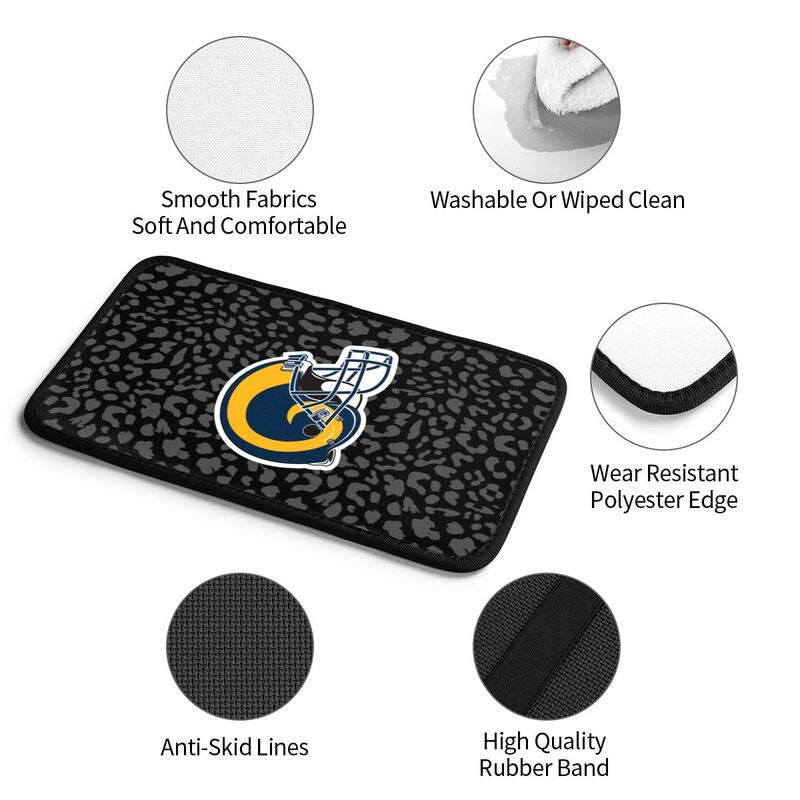 Los Angeles Rams 3 print Car handrail box cushion Personalized car armrest cover