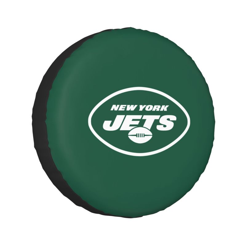 New York Jets 4 Car tire protective cover waterproof and dustproof tire cover