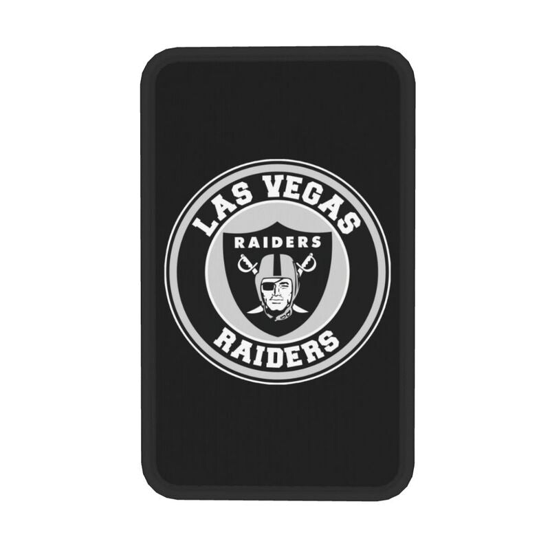 Car armrest box pad Las Vegas Raiders Printed central armrest box pad anti slip pad