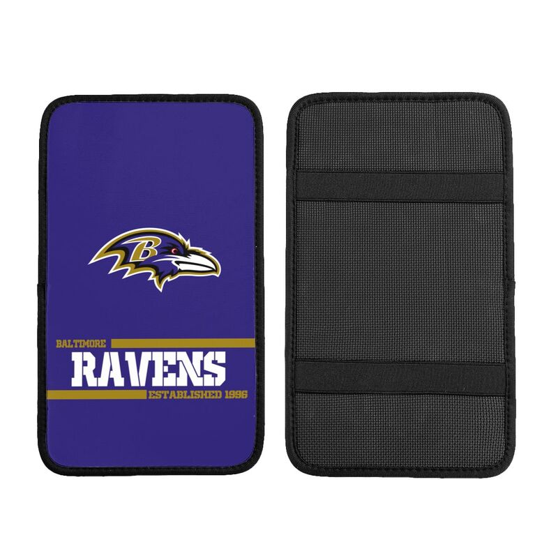 Baltimore Ravens Printed car armrest box pad Protective pad