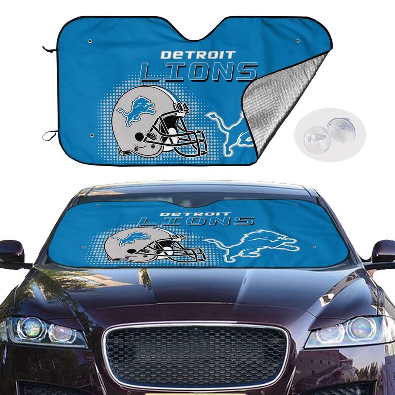 Detroit Lions Printing Car windshield sunshades is suitable car front windshield sunshades