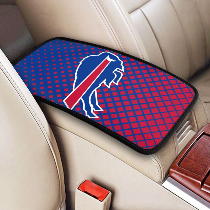 Buffalo Bills Car handrail box cushion Personalized printed car armrest cover