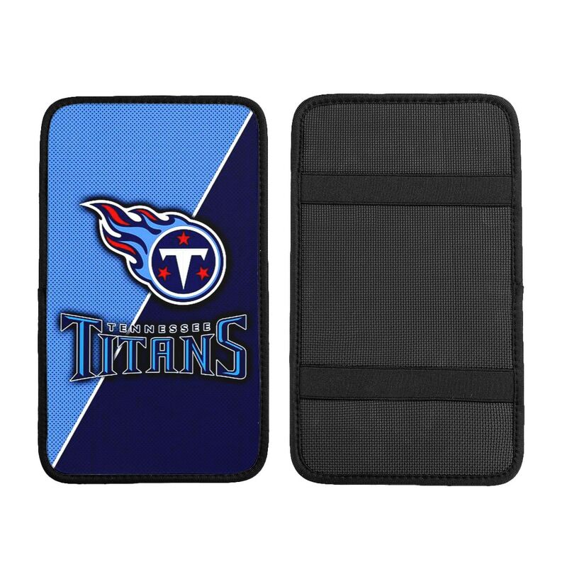 Car armrest box pad Tennessee Titans Printed central armrest box pad anti slip pad