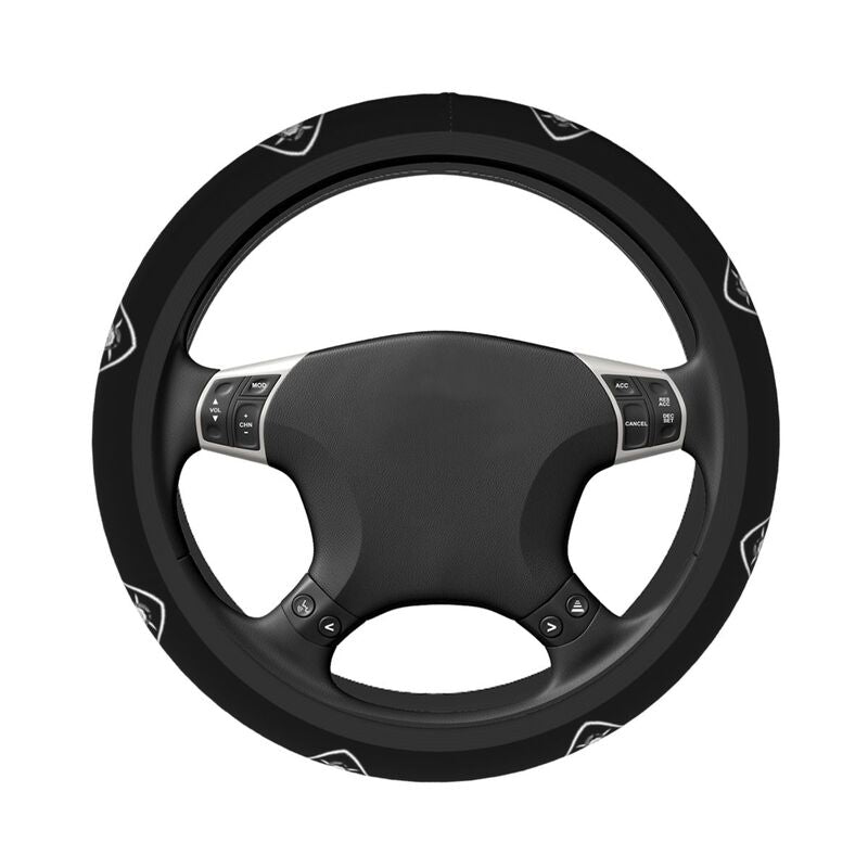 Las Vegas Raiders 2 Printed breathable anti slip cover elastic steering wheel cover