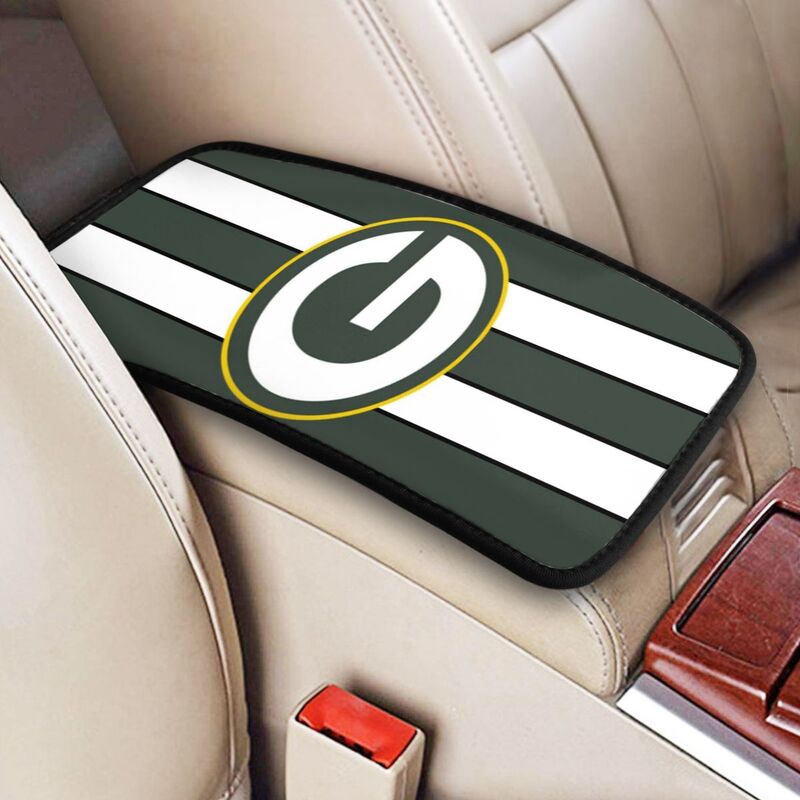 Green Bay Packers1 Printed car armrest box pad anti-abrasion pad