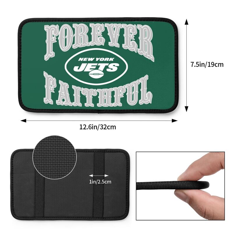 New York Jets Print car armrest box cover armrest protective cover