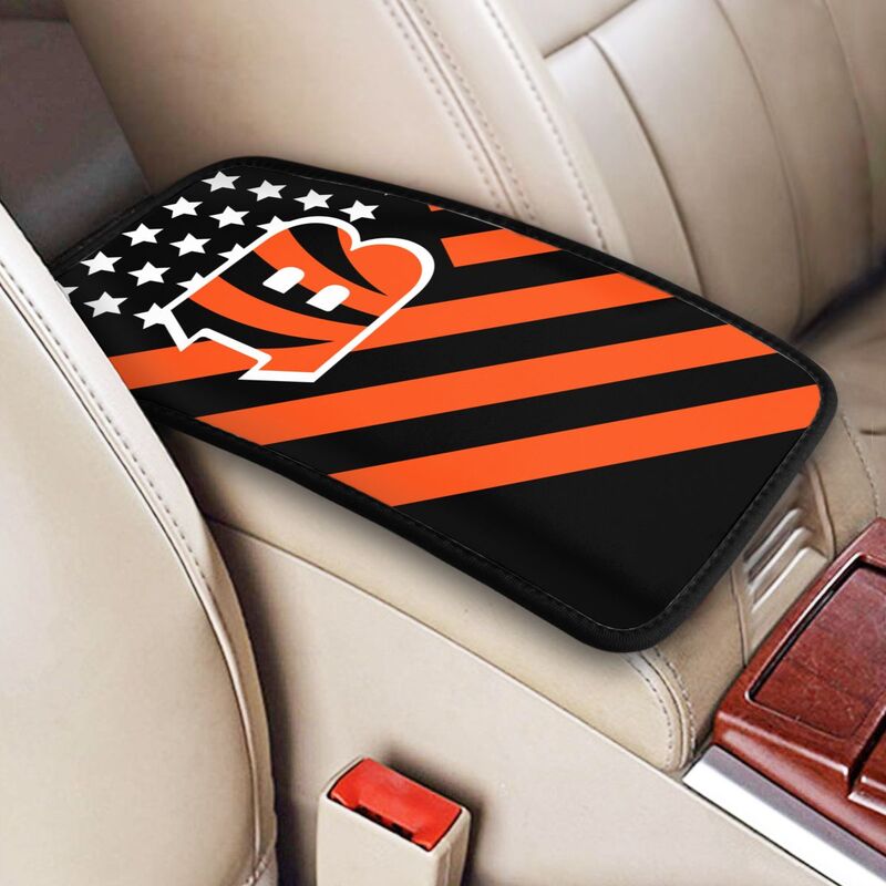 Cincinnati Bengals3 Printed car armrest box pad elbow protection pad