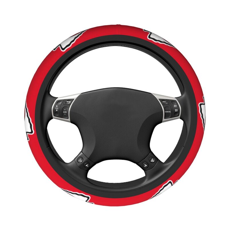 Kansas City Chiefs 2 Printed breathable elastic steering wheel cover