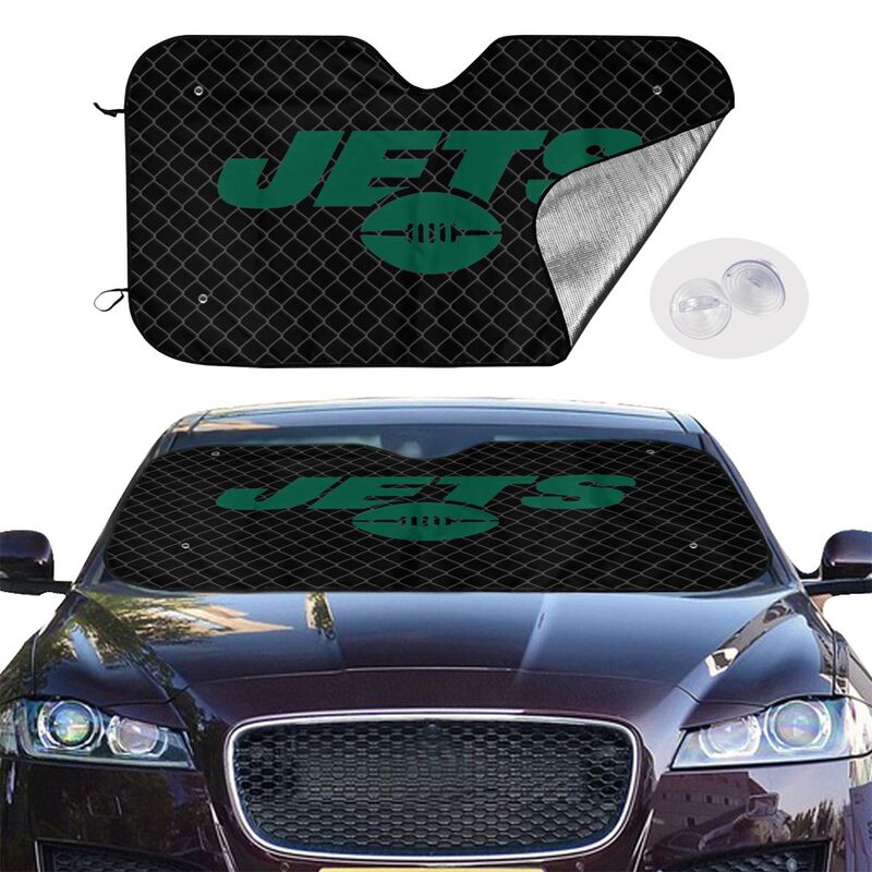 New York Jets Print Car windshield sunshades is suitable front Car windshield sunshades