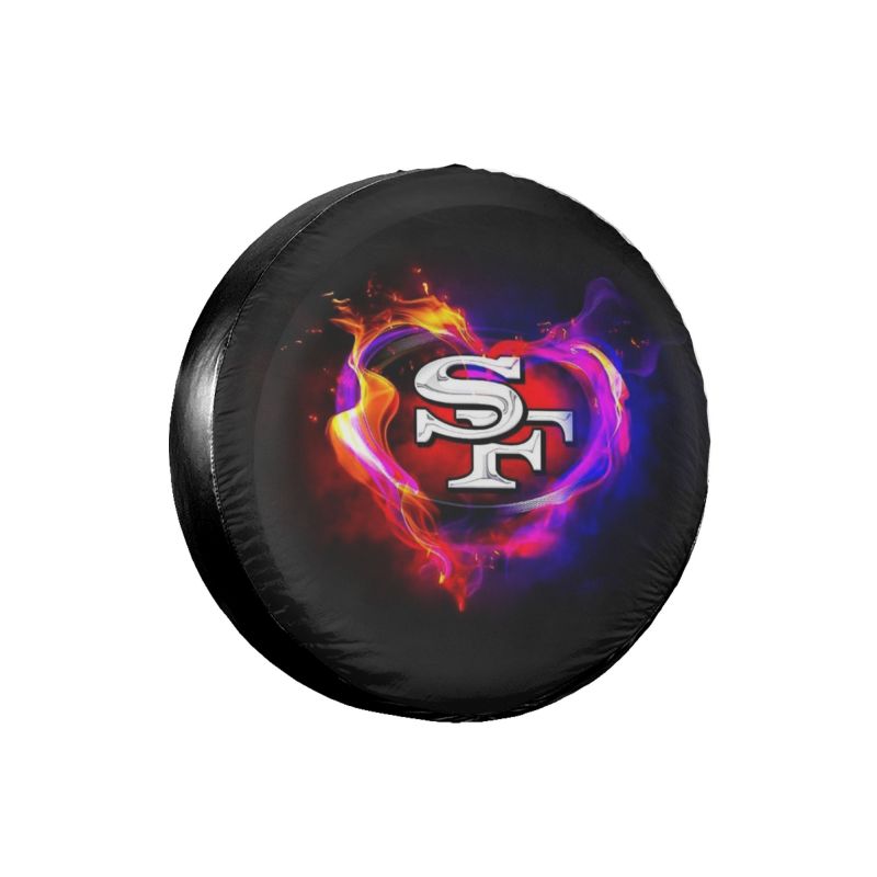 San Francisco 49ers printed car tire cover dustproof and waterproof tire cover