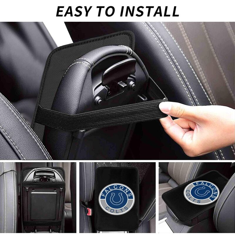 Indianapolis Colts print car armrest protective cover Car center console armrest pad