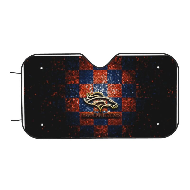 Denver Broncos 3 Print Car windshield sunshades suitable for front Car windshield sunshades