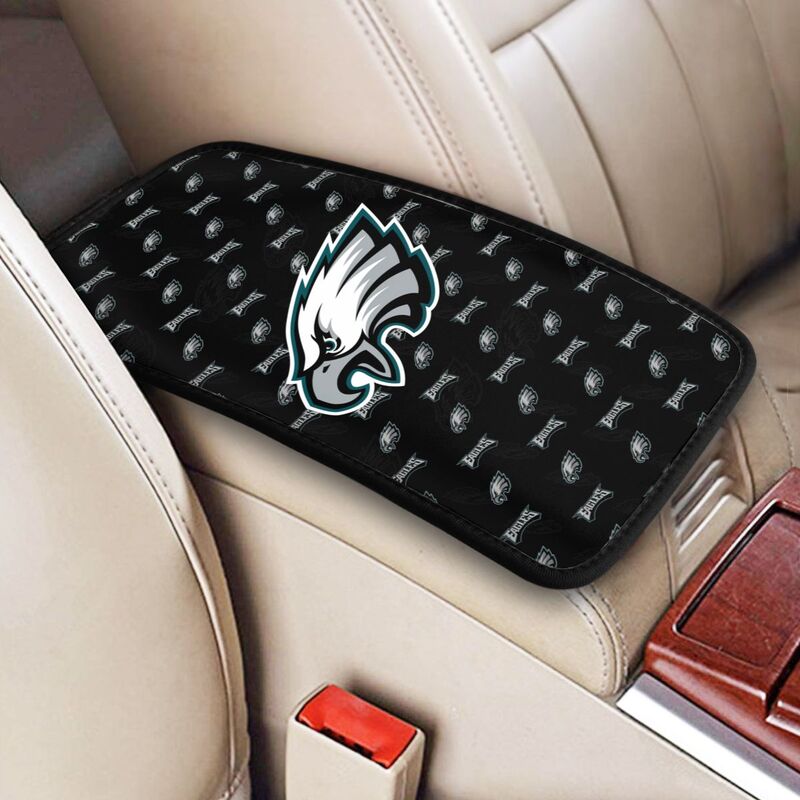 Philadelphia Eagles printed Car handrail cushion Personalized car armrest cover