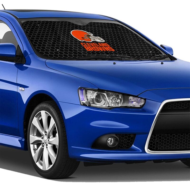 Cleveland Browns Printed is suitable front Car windshield sunshades Car windshield sunshades