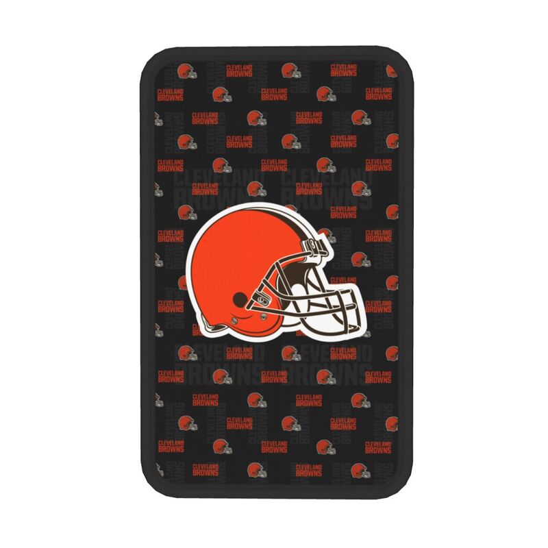 Cleveland Browns printed Car handrail cushion Personalized car armrest cover