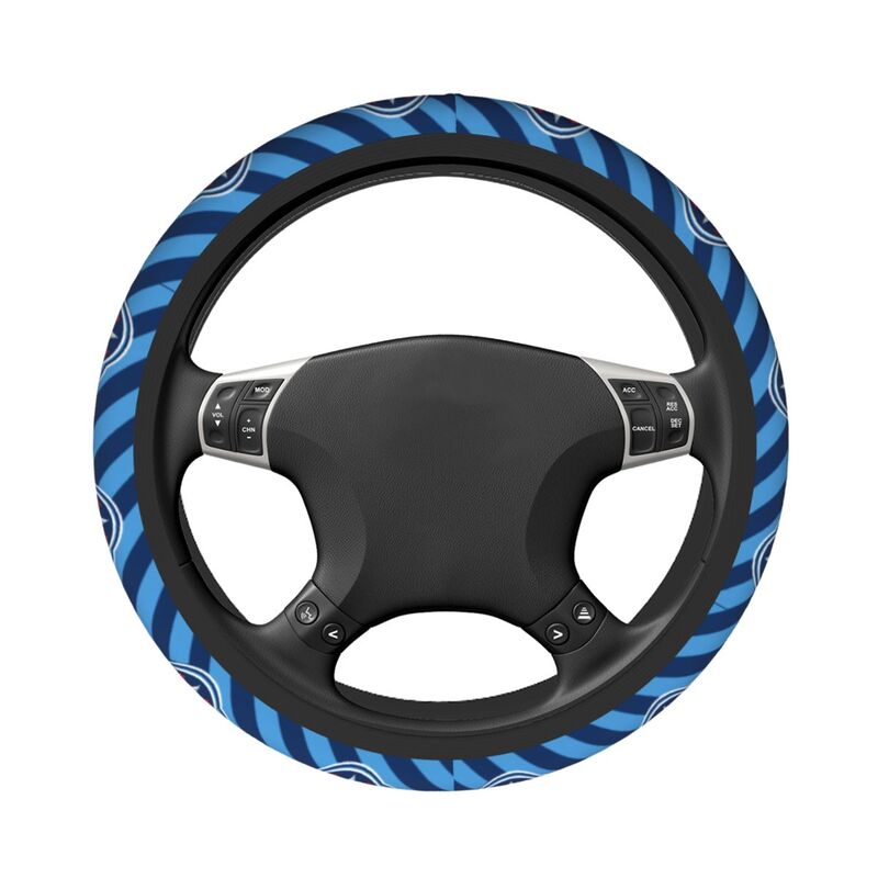 Tennessee Titans 4 Printed elastic steering wheel cover anti slip breathable