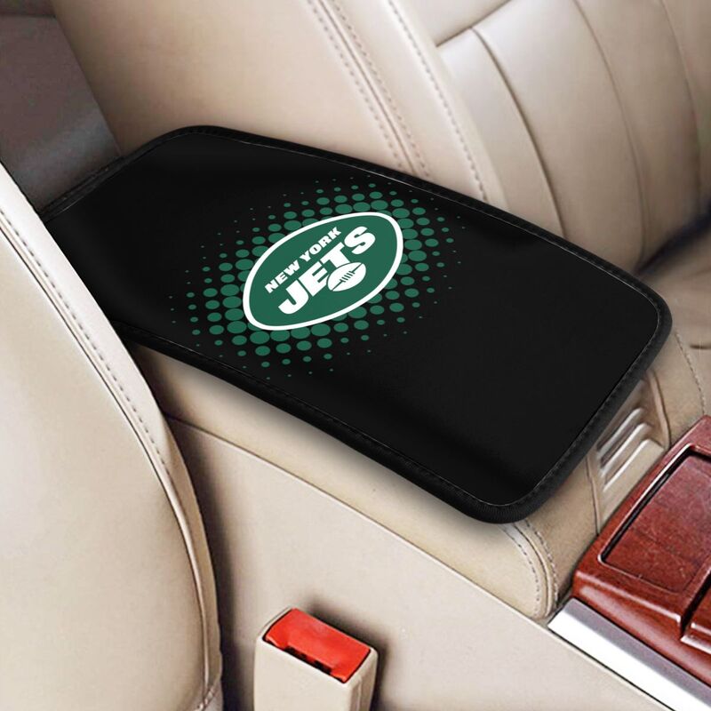 New York Jets Printed car armrest box cushion armrest protective cover