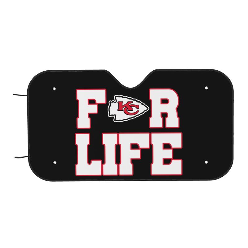 Kansas City Chiefs Printed car multi size front windshield sunshade car windshield sunshade