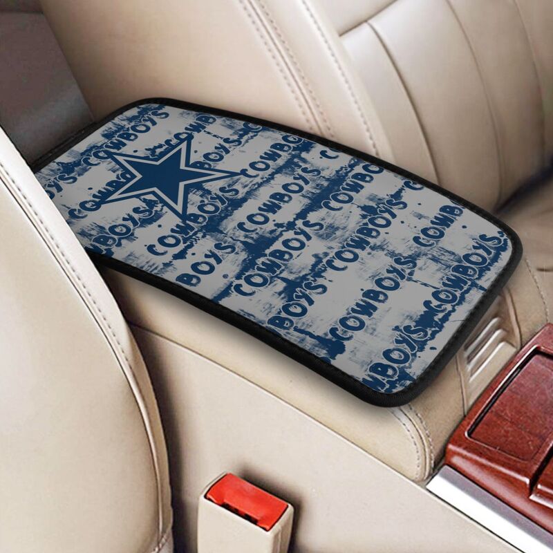 Dallas Cowboys print Car armrest box protective cover car center console armrest pad