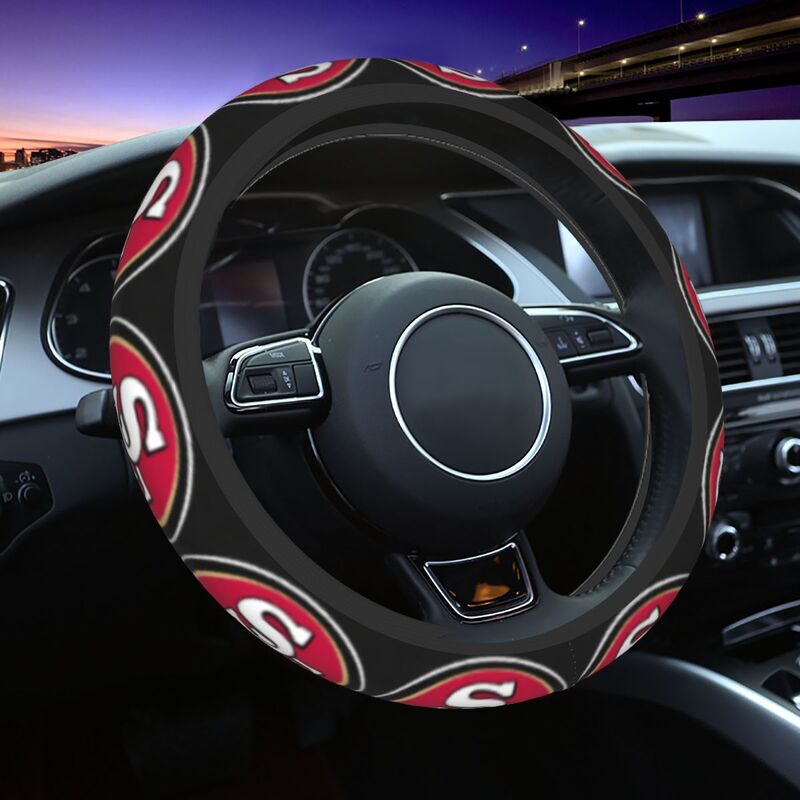 San Francisco 49ers Printed breathable anti slip cover elastic steering wheel cover