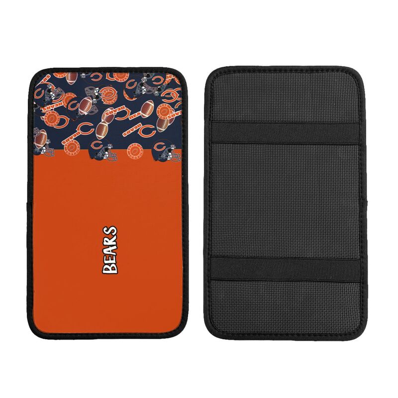 Chicago Bears print Car center console armrest pad car armrest protective cover