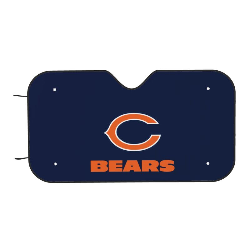 Chicago Bears Printed car multi size front windshield sunshade car windshield sunshade