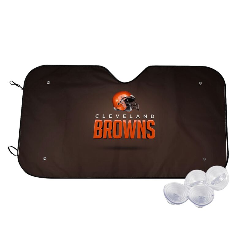 Cleveland Browns Print Car windshield sunshades suitable for front Car windshield sunshades