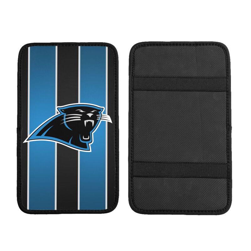 Carolina Panthers Printed car center armrest box pad anti slip pad
