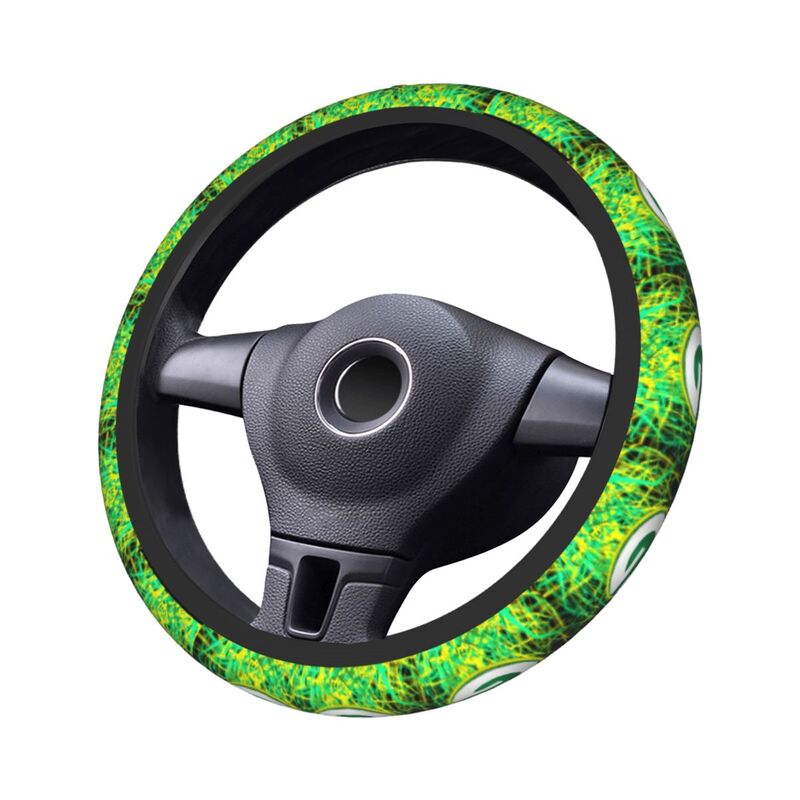 Green Bay Packers 4 Printed car anti-skid cover elastic steering wheel cover