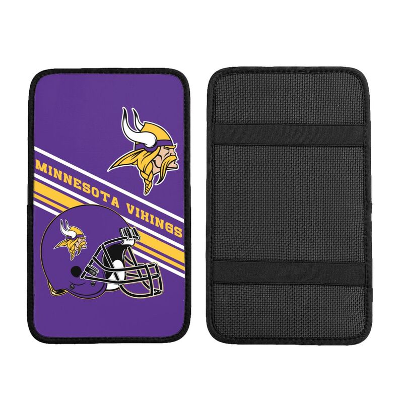 Minnesota Vikings Print armrest protective cover car armrest box cushion