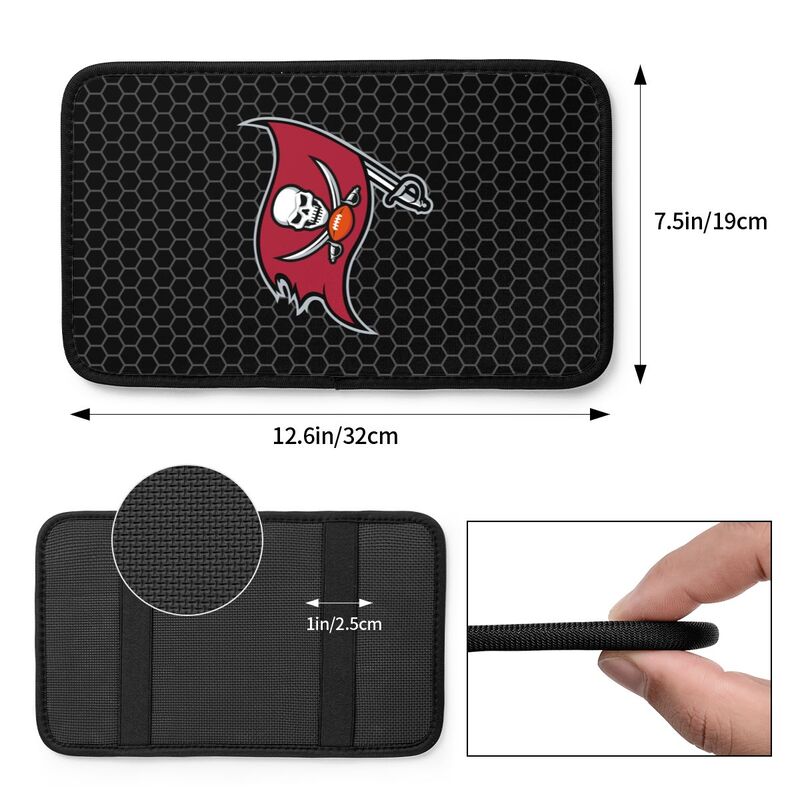 Tampa Bay Buccaneers Printed protective pad for car armrest box