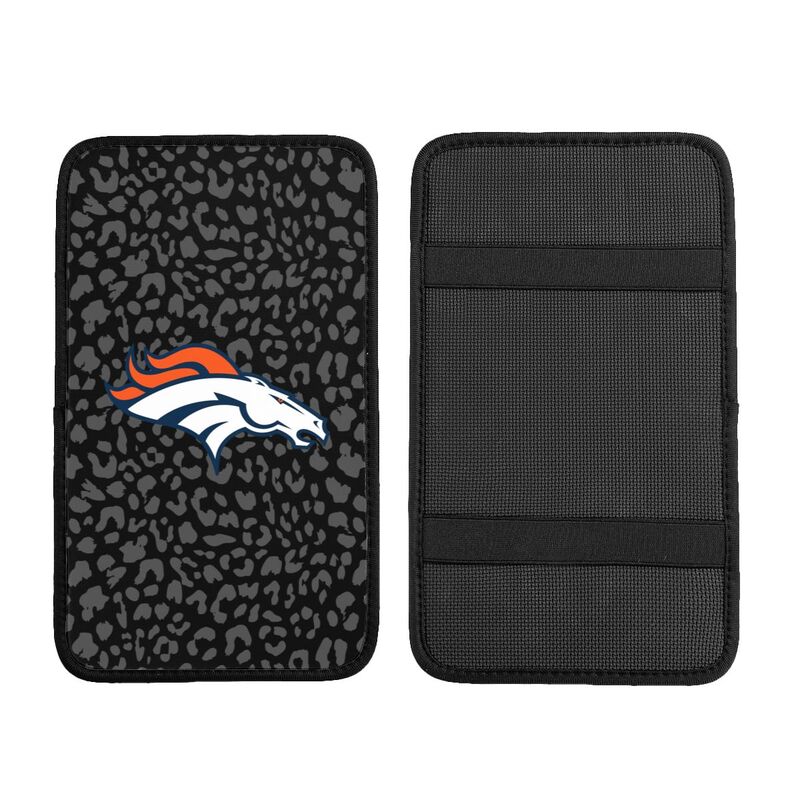 Denver Broncos 2 print Car handrail box cushion Personalized car armrest cover