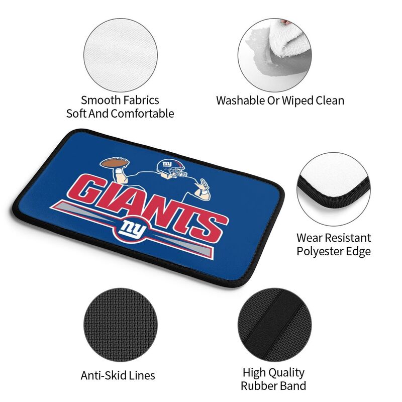 New York Giants3 Printed car armrest box pad anti-abrasion pad
