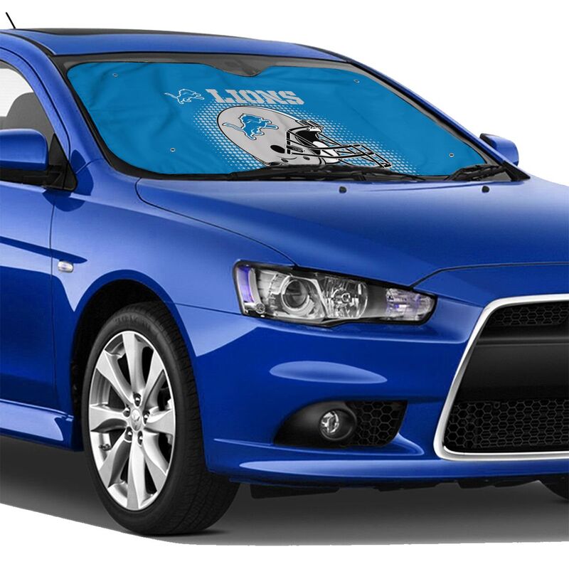 Detroit Lions Printing car front windshield sunshade car windshield sunshade multi size