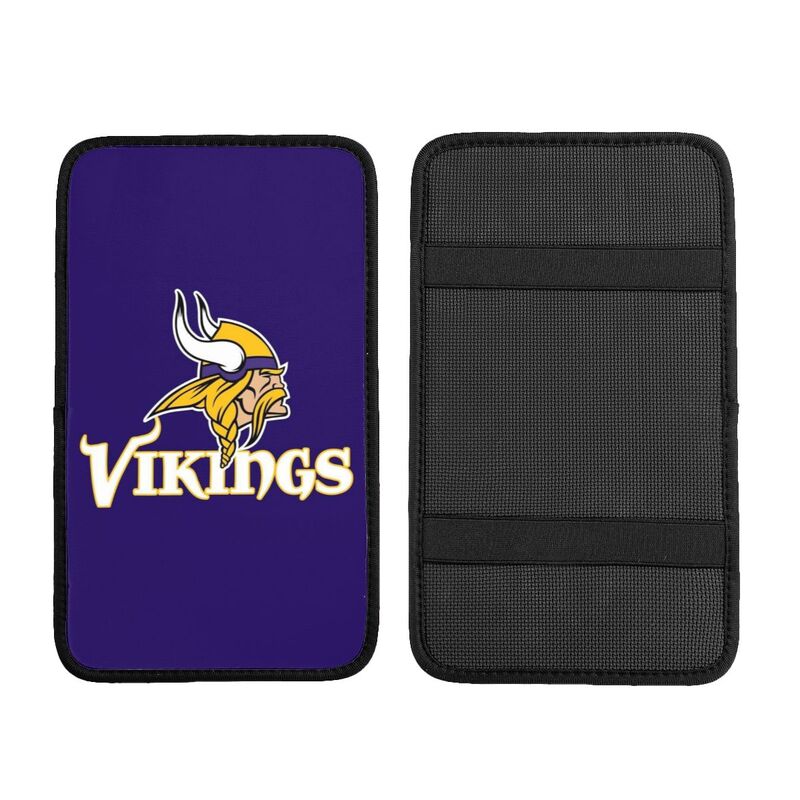 Minnesota Vikings Printed car armrest box pad elbow protection pad