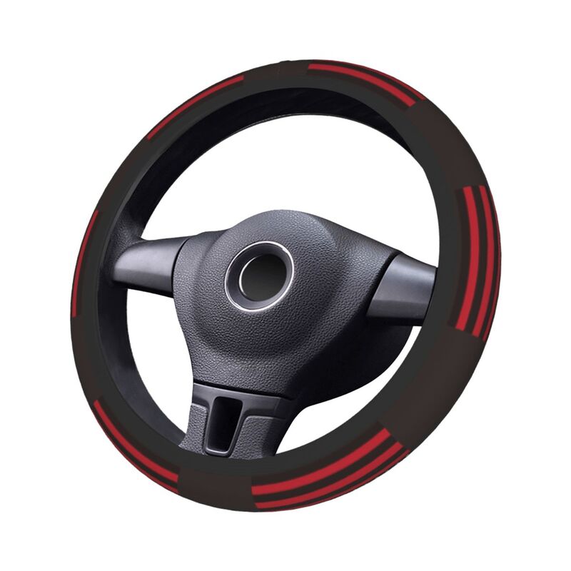 Kansas City Chiefs 2 Printed breathable elastic steering wheel cover anti slip cover