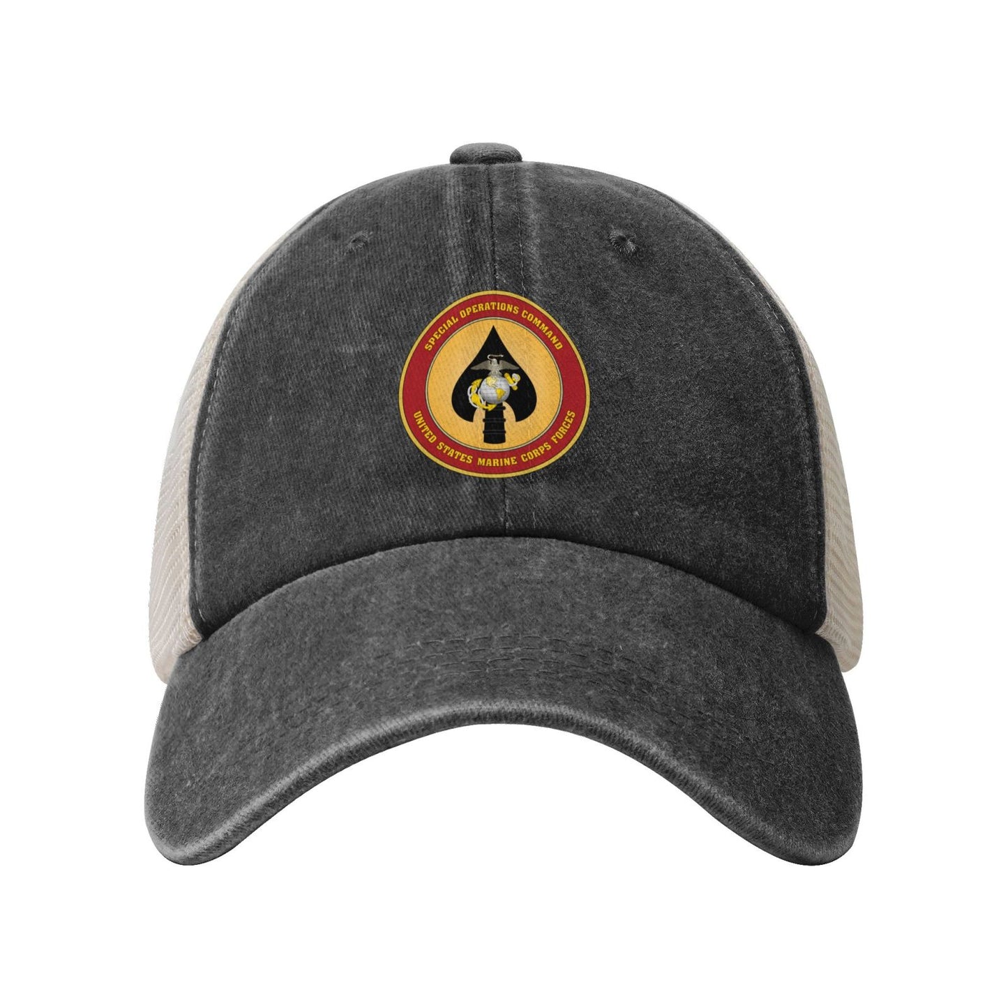Marine Corps Forces Special Operations Command Printed unisex baseball cap adjustable grid baseball cap veteran gift